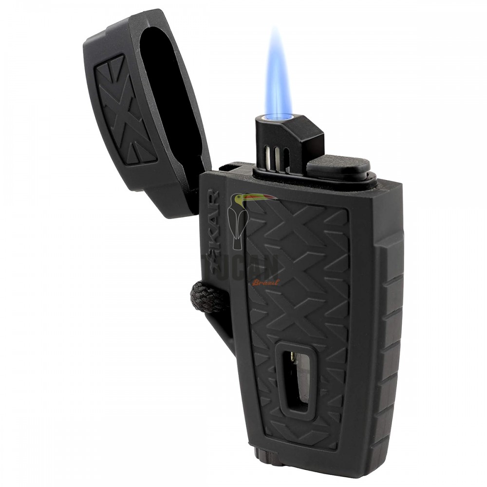 Αναπτήρας Xikar Stratosphere Μονής Jet Flame XI-520BK