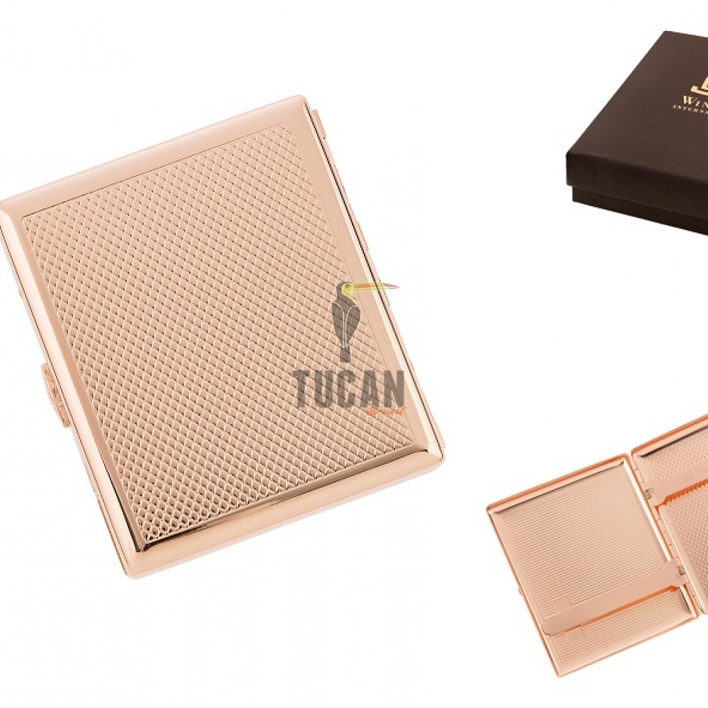 Μεταλλική Ταμπακιέρα Winjet  Rose Gold 800970