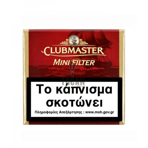 Clubmaster Mini Filter Red 20s