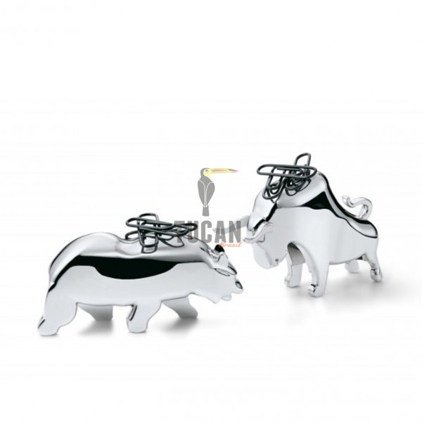 Βάση συνδετήρων μαγνητική Philippi 209009 “BULL&BEAR” 
