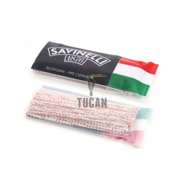 SAVINELLI ABRASIVE PIPE BRUSHES 413 50pcs ΚΑΘΑΡΙΣΤΙΚΑ ΠΙΠΑΣ ΣΚΛΗΡΑ BRISTLE