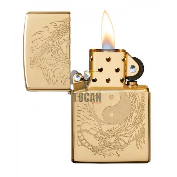 Zippo 49024 Tiger Dragon Design