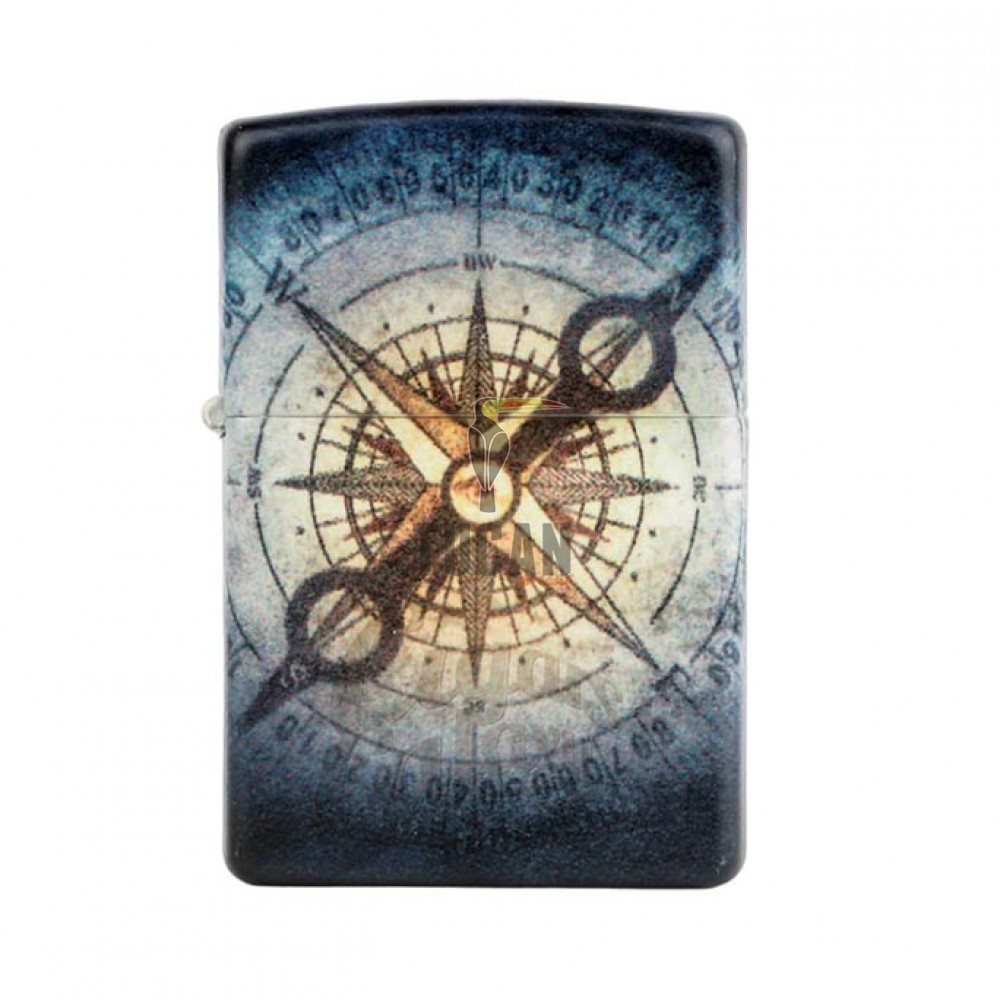 Zippo 48562 Compass Ghost Design