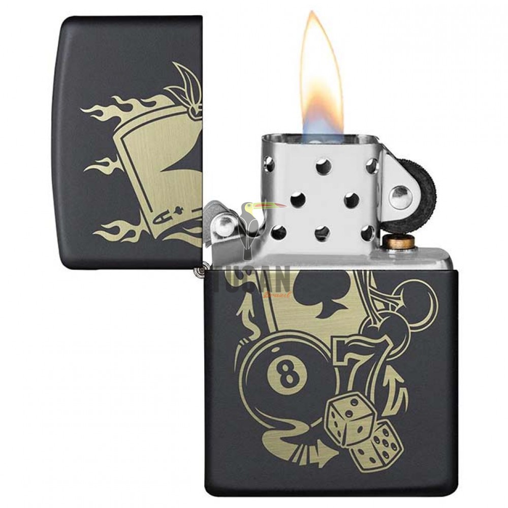Zippo 49257 Gambling Design