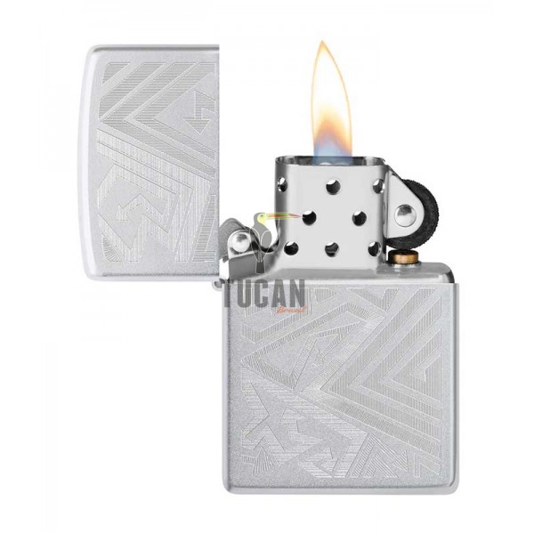 Zippo 46481 Lined Arrows Design
