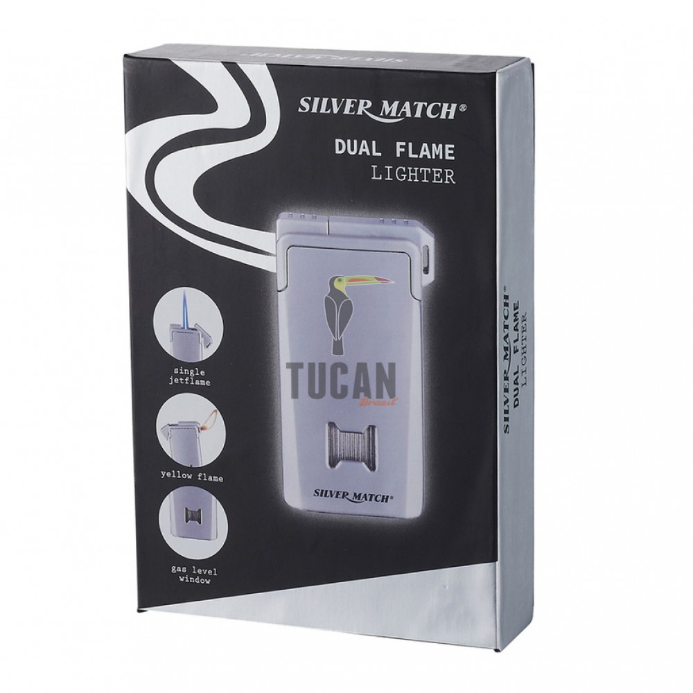 Αναπτήρας Silver Match Dual Flame 40674382SI