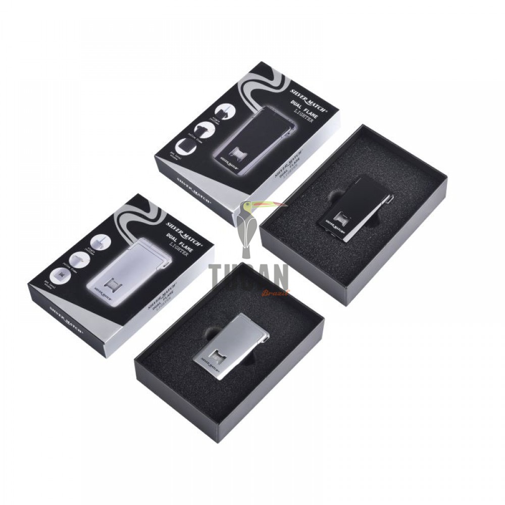 Αναπτήρας Silver Match Dual Flame 40674382SI