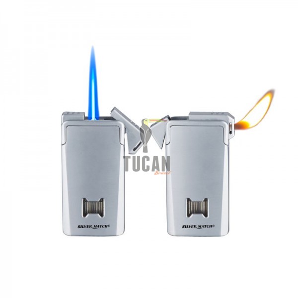 Αναπτήρας Silver Match Dual Flame 40674382SI