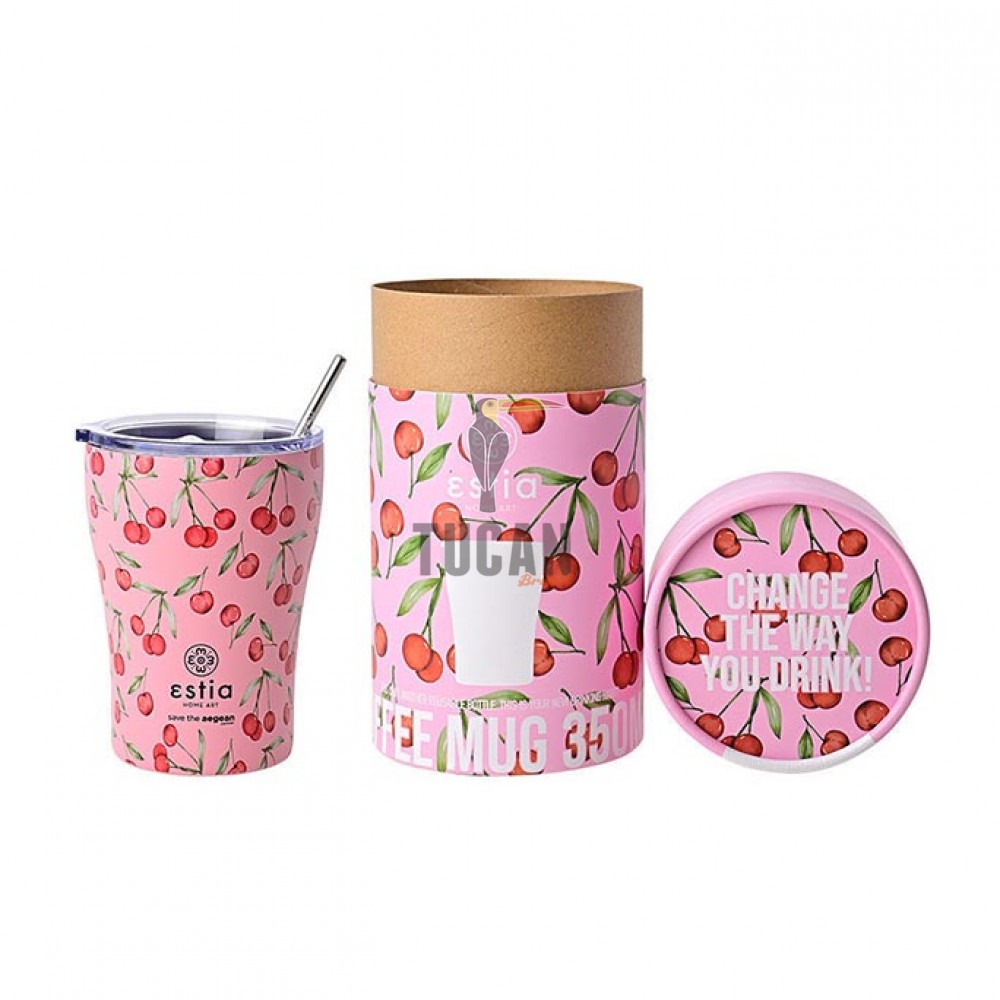 Θερμός ESTIA coffee mug 350ml  01-16876 Cherry rose