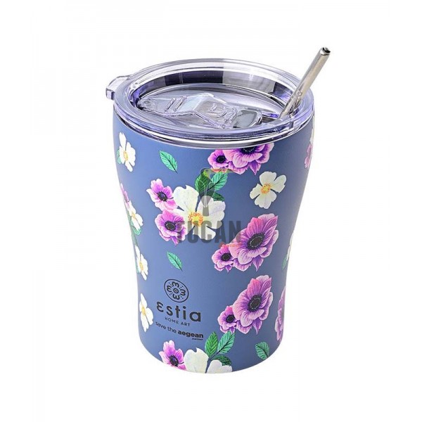 Θερμός ESTIA coffee mug 350ml  01-16883 Garden blue