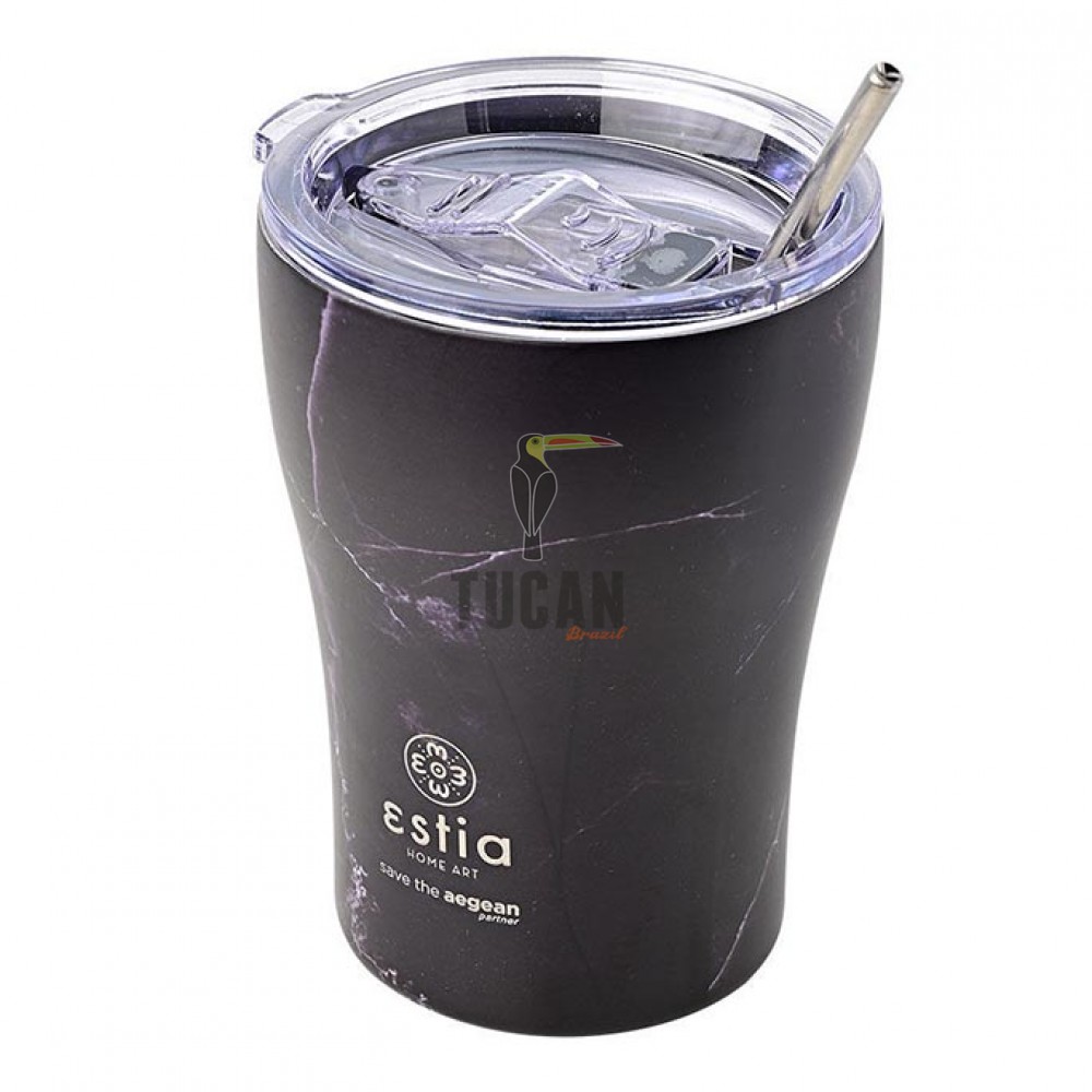 Θερμός ESTIA coffee mug 350ml  01-16913 Pentelica black