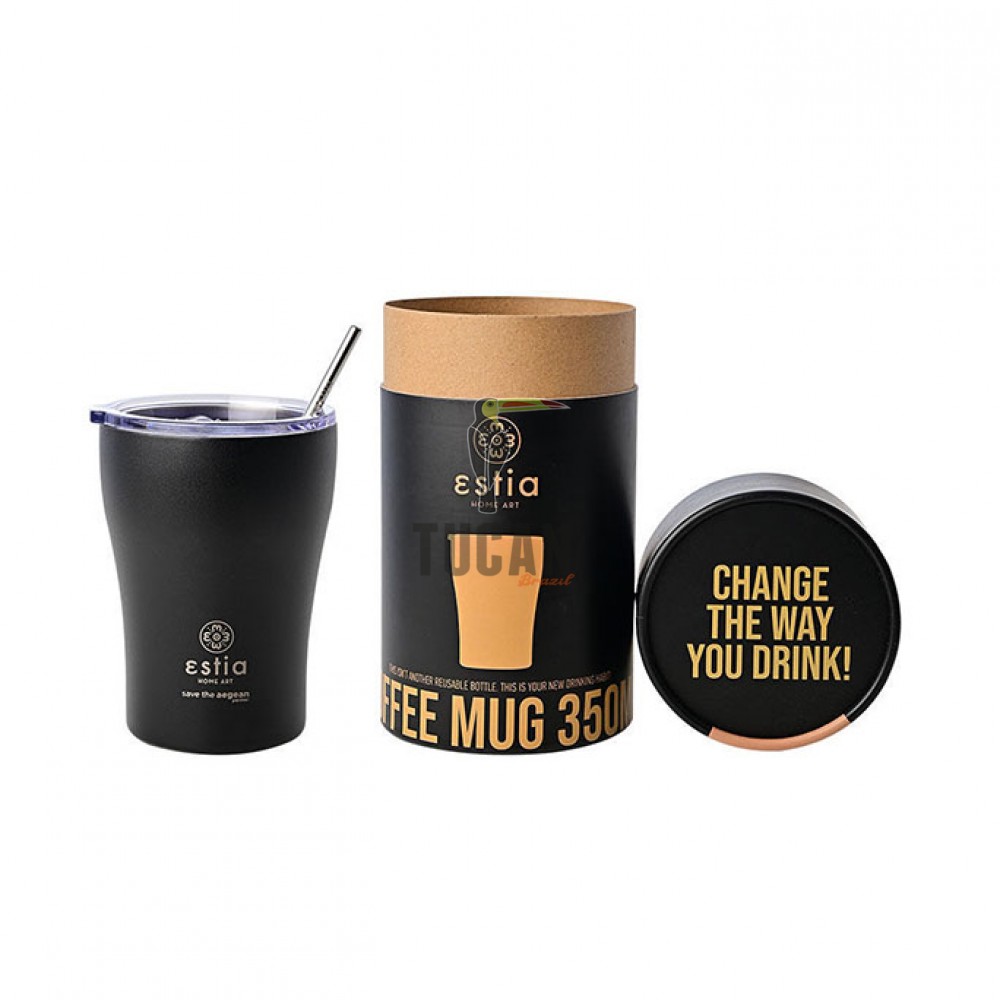 Θερμός ESTIA coffee mug 350ml 01-12083 Midnight black