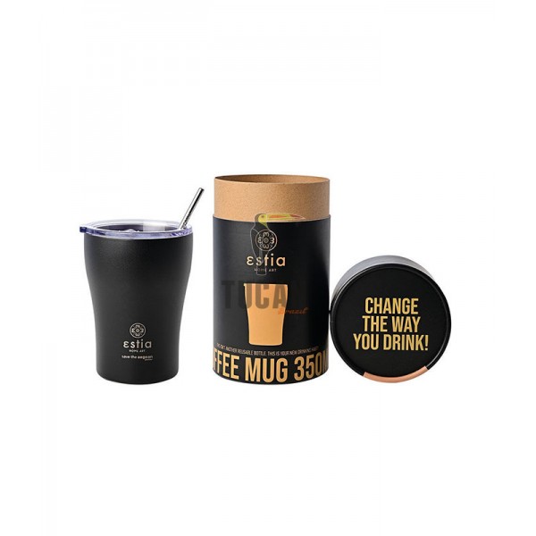 Θερμός ESTIA coffee mug 350ml 01-12083 Midnight black