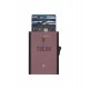 C SECURE Kαρτοθήκη αλουμινίου με προστασία RFID Brown CH19291