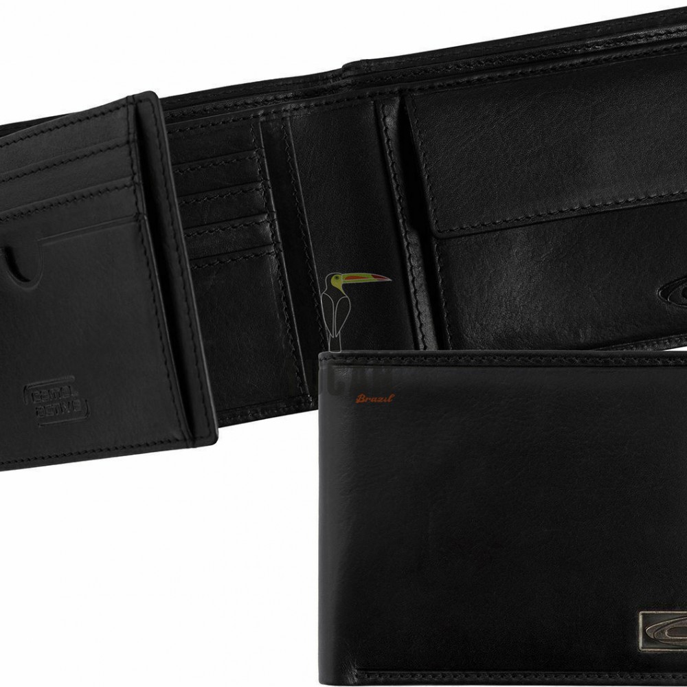 Camel Active Δερμάτινο Πορτοφόλι 276-701-60 ACTIVE JAPAN BLACK
