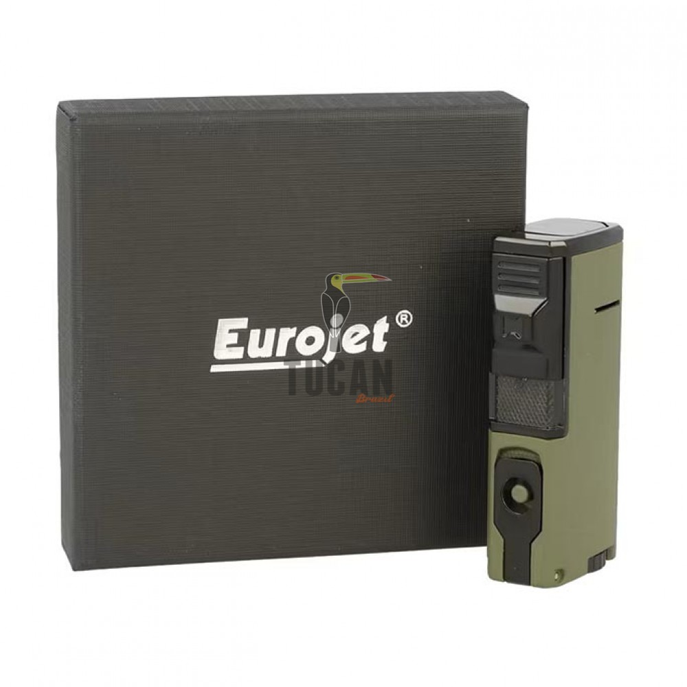 Αναπτήρας Τριπλής φλόγας Jet Eurojet Army Green  250076