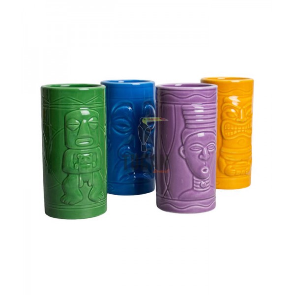 Tiki Mugs Set of 4 97191