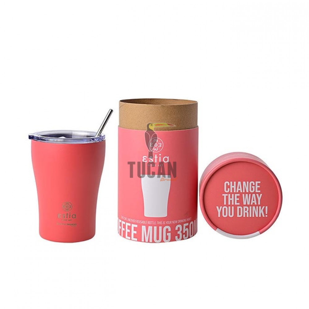 Θερμός ESTIA coffee mug 350ml  01-12199 Fusion coral