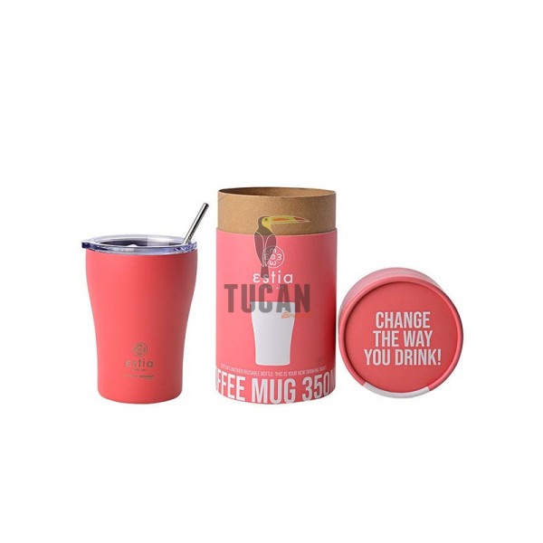 Θερμός ESTIA coffee mug 350ml  01-12199 Fusion coral