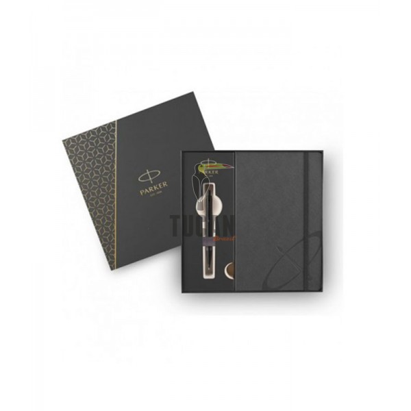 Σετ Δώρου Parker I.M.CR METAL BLACK & NOTEBOOK 1159.2303.62