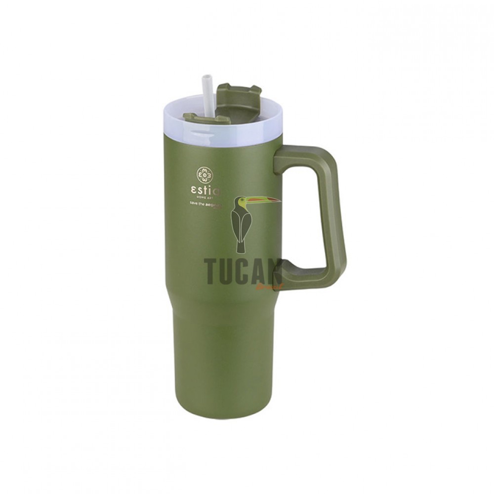 Θερμός ESTIA Straw Tumbler XL 900ml Forest Spirit 01-28633
