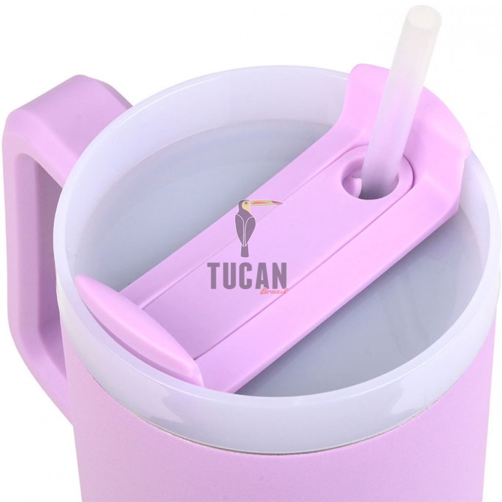 Θερμός ESTIA Straw Tumbler XL 900ml Lavender Purple 01-28640