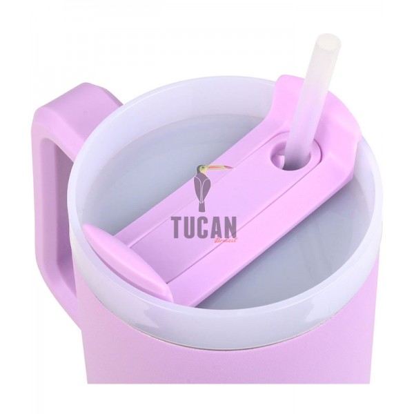 Θερμός ESTIA Straw Tumbler XL 900ml Lavender Purple 01-28640