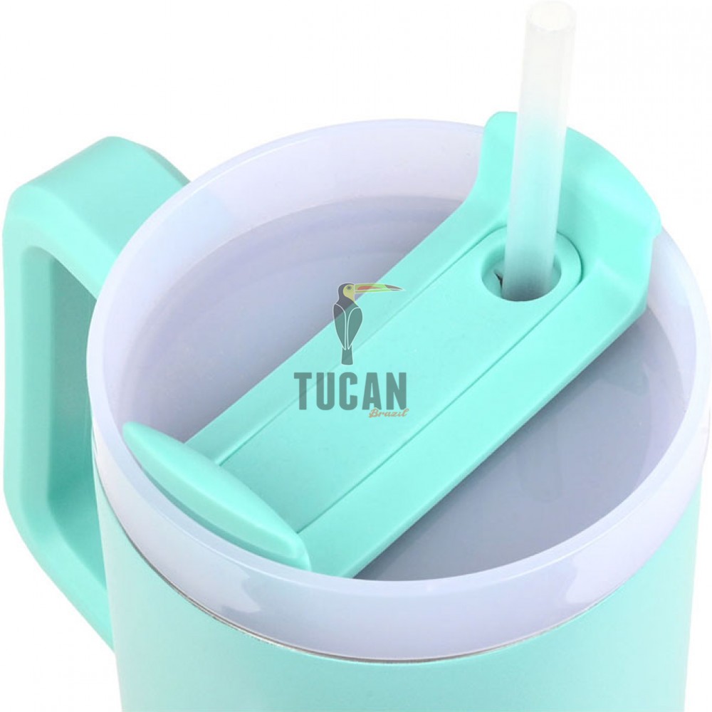 Θερμός ESTIA Straw Tumbler XL 900ml Bermuda Green 01-28657