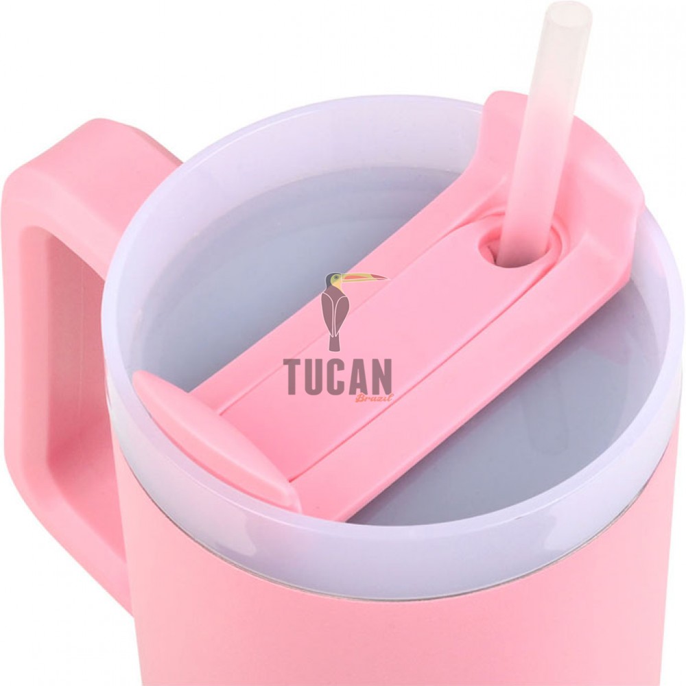 Θερμός ESTIA Straw Tumbler XL 900ml Blossom Rose 01-28688