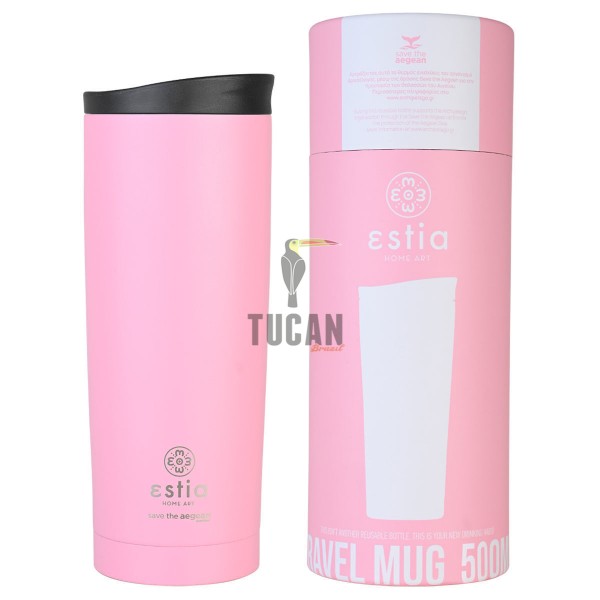 Θερμός ESTIA Travel Mug 500ml 01-20354 BLOSSOM ROSE