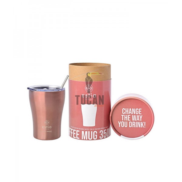 Θερμός ESTIA coffee mug 350ml 01-12489 Rose gold