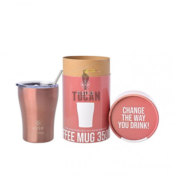 Θερμός ESTIA coffee mug 350ml 01-12489 Rose gold