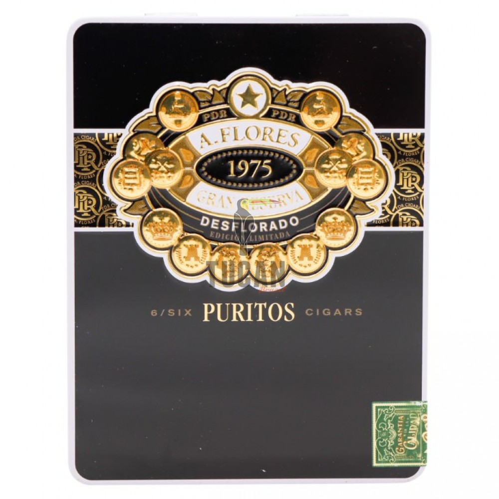 PDR AF 1975 Gran Reserva Desflorado Puritos  (Tin of 6)  PDRAFGRDP