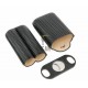 Θήκη 2 πούρων Winjet Diamond Black με κόφτη (Ring 66) 812021
