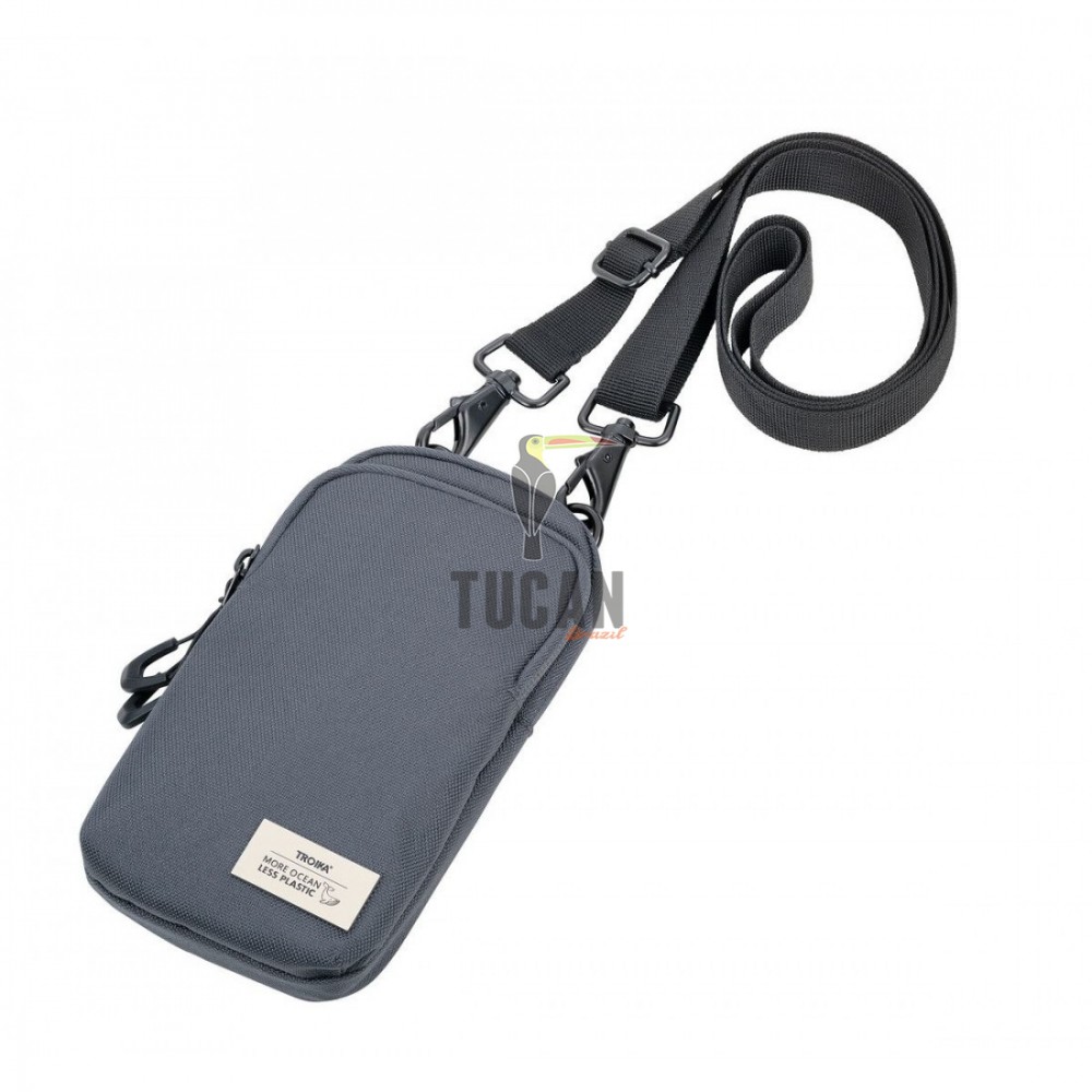 Τσάντα ώμου TROIKA smartphone "BLUE CYCLE SMARTBAG" BCO68/GY