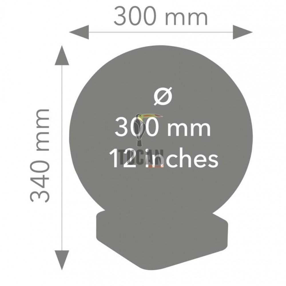 Υδρόγειος Σφαίρα "MAGNA ECO "G3008-SIBK/BK