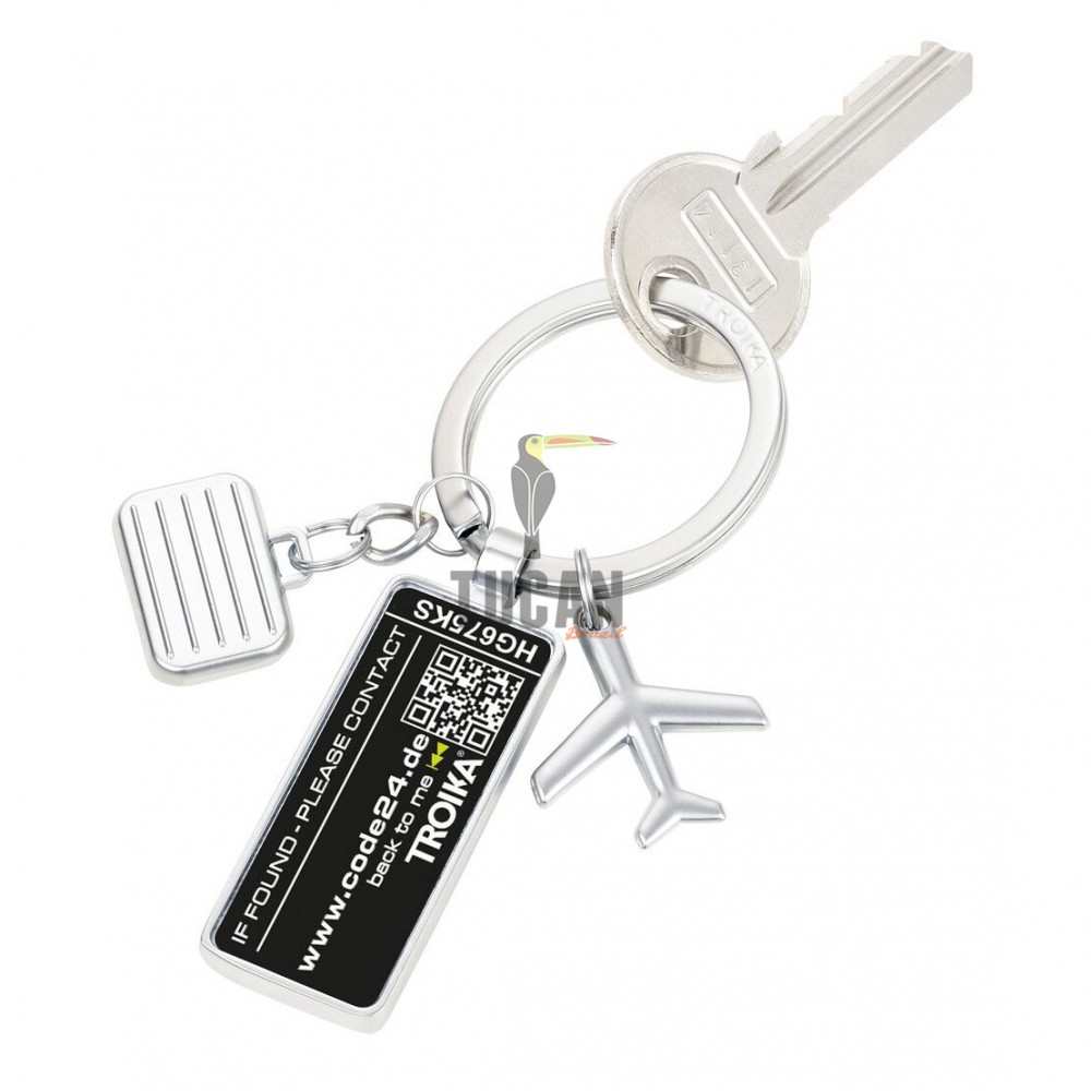 Μπρελόκ Troika  "LOST & FOUND CODE 24" KR25-06/MA