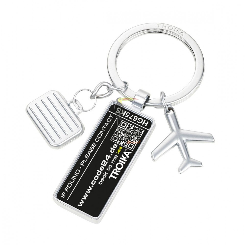 Μπρελόκ Troika  "LOST & FOUND CODE 24" KR25-06/MA