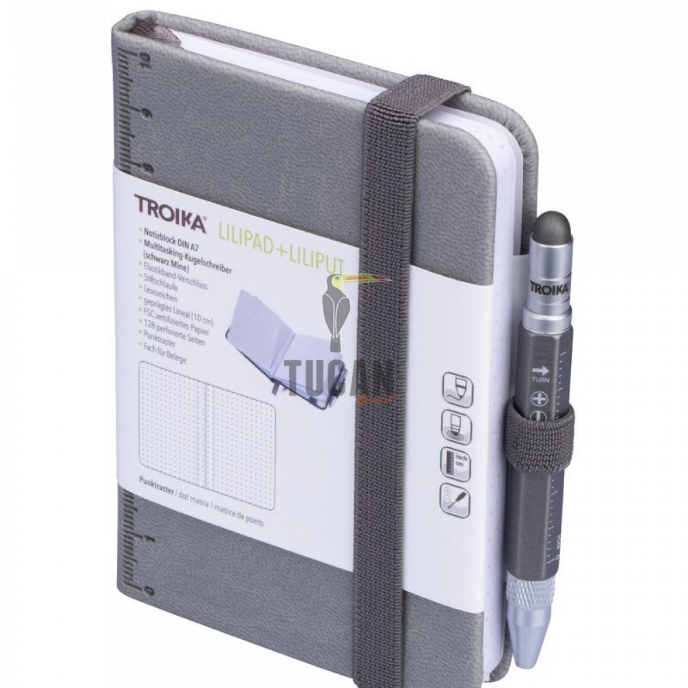 Σημειωματάριο TROIKA LILIPAD+LILIPUT NPP25/GY