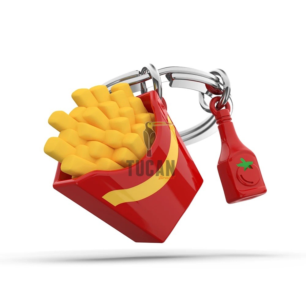 Μπρελόκ Metalmorphose "French Fries with Ketchup Bottle " MTM336-01