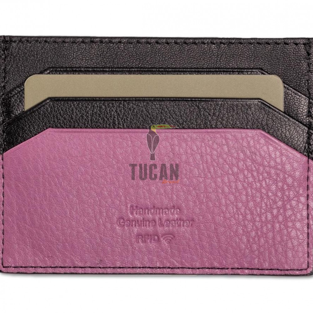 7.dots Δερμάτινη Θήκη Καρτών Lilac Bologna 90-005LIL
