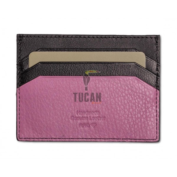 7.dots Δερμάτινη Θήκη Καρτών Lilac Bologna 90-005LIL