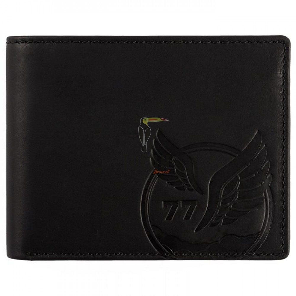 Camel Active Nepal Δερμάτινο Πορτοφόλι Πλάγιο Μαύρο 280-702-60