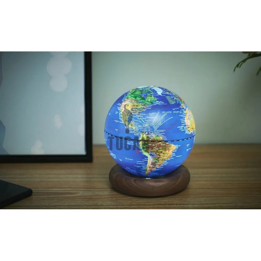Επιτραπέζιο φωτιστικό Υδρόγειος Atlas Globe Gingko G038M/WT