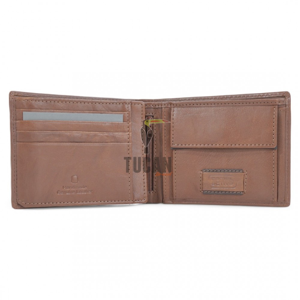 Camel Active Panama Δερμάτινο Πορτοφόλι Πλάγιο Cognac 250-704-22
