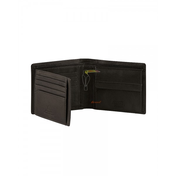 Camel Active Dust Δερμάτινο Πορτοφόλι Πλάγιο Μαύρο 403-704-60 (010335) 