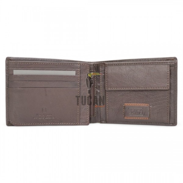 Camel Active Panama Δερμάτινο Πορτοφόλι Πλάγιο Καφέ 250-704-29 