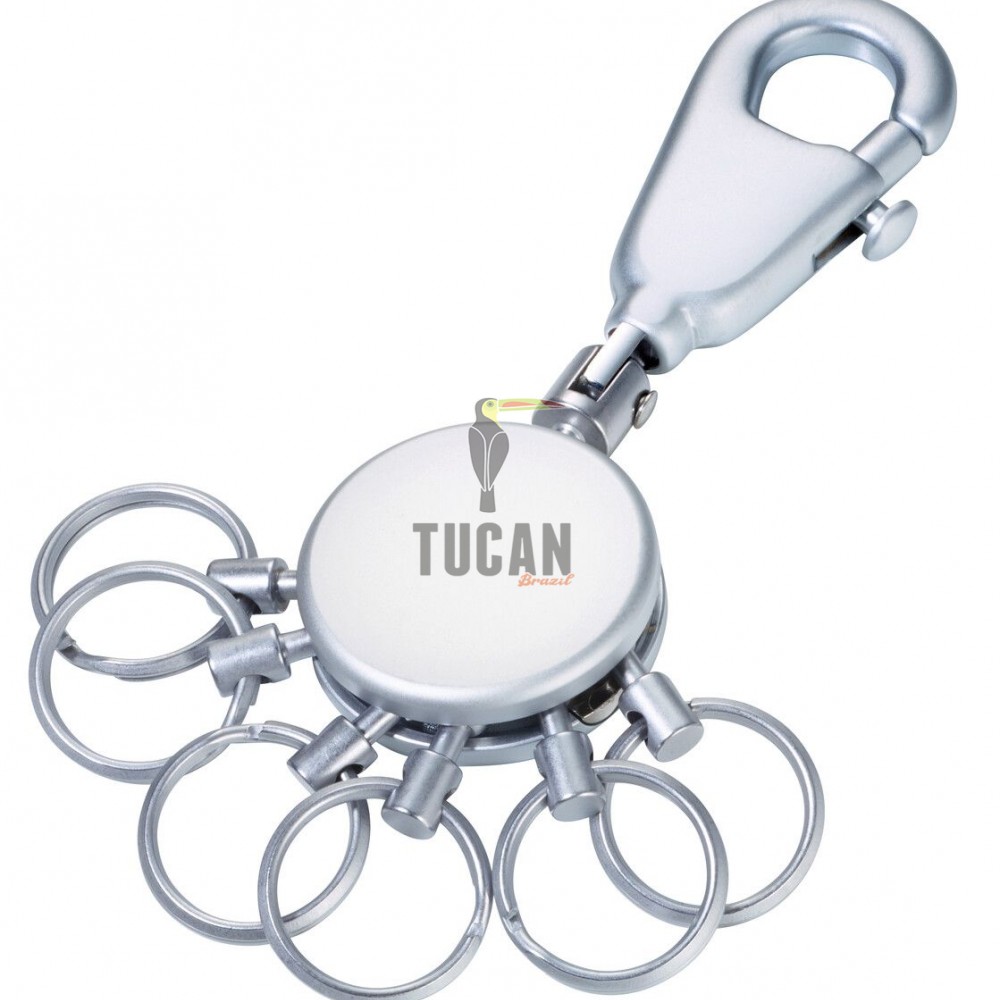 Troika Μπρελόκ Patent Μεταλλικό Ασημί KYR60/MC