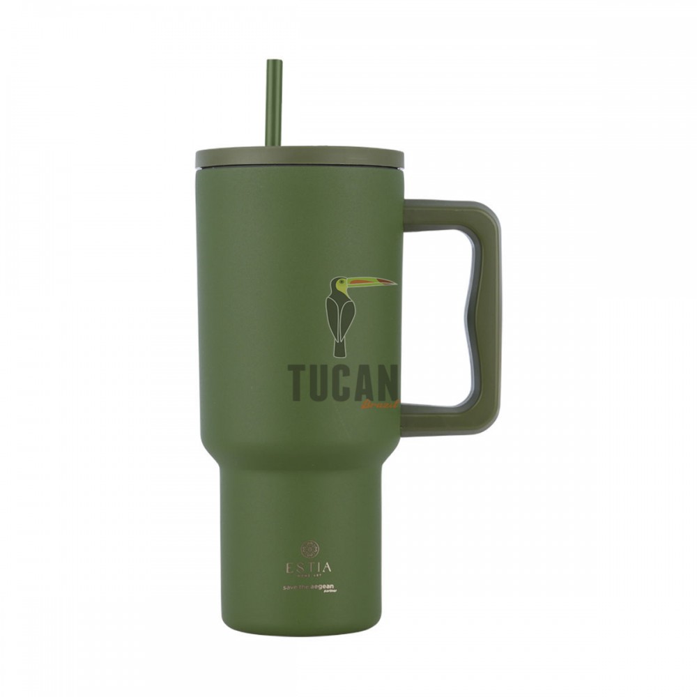 Θερμός ESTIA Straw Tumbler XL 900ml Forest Spirit 01-32104