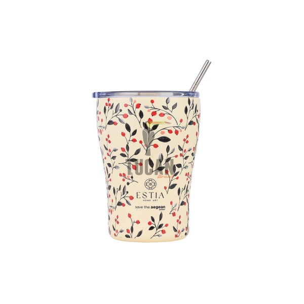Θερμός ESTIA coffee mug 350ml 01-31701 Bloom Beige